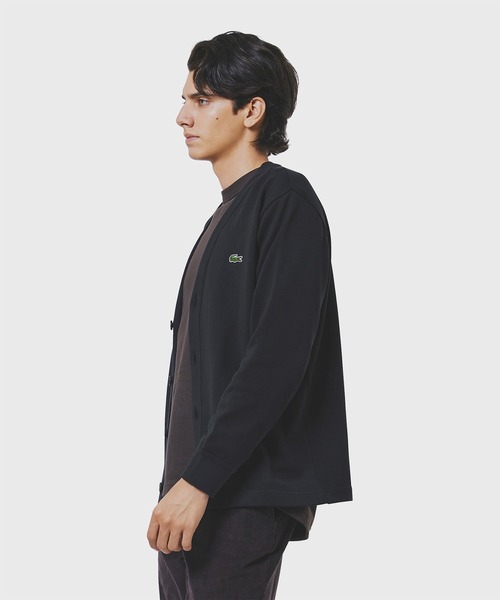 LACOSTE(ラコステ)の「ヘビーウェイトシングルジャージカーディガン(カーディガン/ボレロ・メンズ・オフホワイト/ブラック/オリーブ・2/3/4/5)」の17枚目の写真