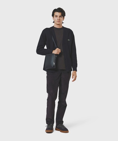 LACOSTE(ラコステ)の「ヘビーウェイトシングルジャージカーディガン(カーディガン/ボレロ・メンズ・オフホワイト/ブラック/オリーブ・2/3/4/5)」の11枚目の写真