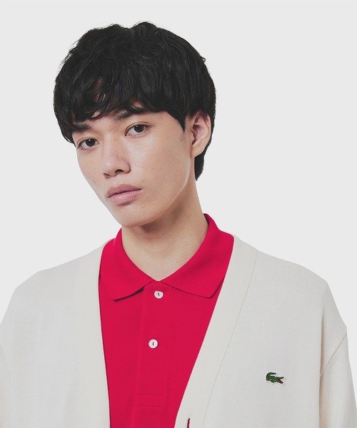 LACOSTE(ラコステ)の「ヘビーウェイトシングルジャージカーディガン(カーディガン/ボレロ・メンズ・オフホワイト/ブラック/オリーブ・2/3/4/5)」の21枚目の写真