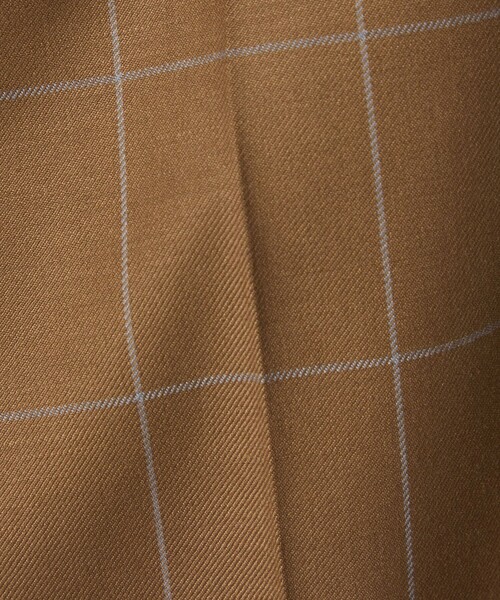 green label relaxing（グリーンレーベルリラクシング）の「ウィンドペン チェック ショートパンツ / キッズ 110cm-130cm（スーツパンツ・キッズ・ブラウン・130cm/120cm/110cm）」の15枚目の写真