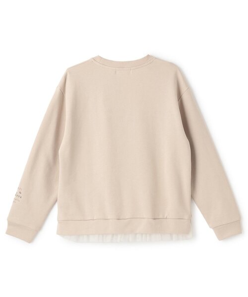 ネックレスロゴトップス（スウェット）｜pom ponette junior