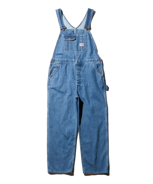 PENNEYS(ぺニーズ)の「【PENNEY'S/ぺニーズ 】 10oz DENIM 50'S OVERALL STONE WASH/オーガニックデニム/50‘S/オーバーオール【WEB限定】(サロペット/オーバーオール・メンズ・ブルー・M/L)」の2枚目の写真