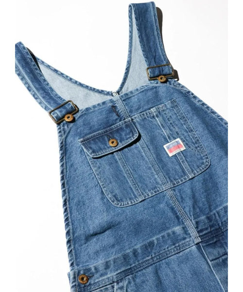 PENNEYS(ぺニーズ)の「【PENNEY'S/ぺニーズ 】 10oz DENIM 50'S OVERALL STONE WASH/オーガニックデニム/50‘S/オーバーオール【WEB限定】(サロペット/オーバーオール・メンズ・ブルー・M/L)」の3枚目の写真