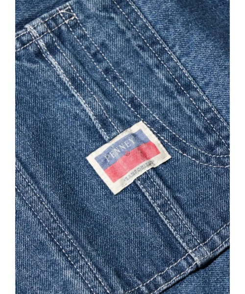 PENNEYS(ぺニーズ)の「【PENNEY'S/ぺニーズ 】 10oz DENIM 50'S OVERALL STONE WASH/オーガニックデニム/50‘S/オーバーオール【WEB限定】(サロペット/オーバーオール・メンズ・ブルー・M/L)」の4枚目の写真