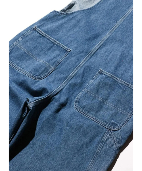 PENNEYS(ぺニーズ)の「【PENNEY'S/ぺニーズ 】 10oz DENIM 50'S OVERALL STONE WASH/オーガニックデニム/50‘S/オーバーオール【WEB限定】(サロペット/オーバーオール・メンズ・ブルー・M/L)」の6枚目の写真