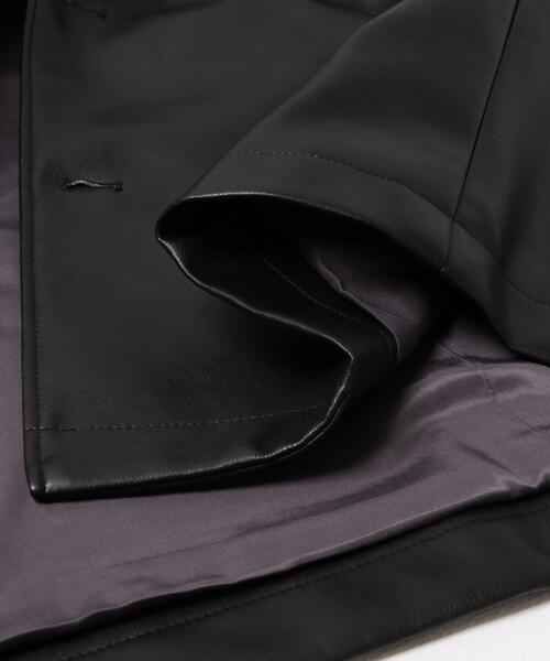 URBAN RESEARCH DOORS（アーバンリサーチドアーズ）の「FL カーコート（ライダースジャケット・メンズ・ブラック・MEDIUM/LARGE）」の17枚目の写真