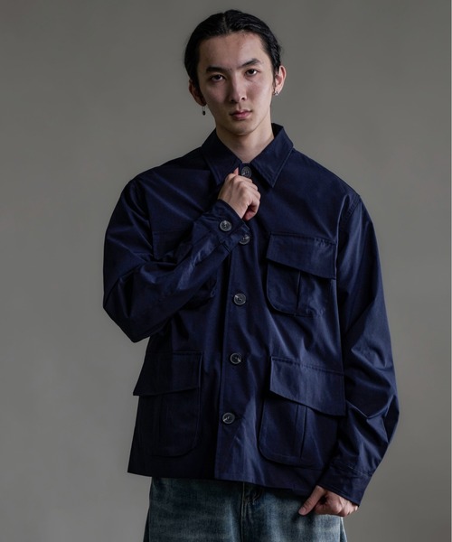 CALIFORNIA OUTFITTERS(カリフォルニア アウトフィッターズ)の「10A6 ユーティリティー ワークジャケット(カバーオール・メンズ・グレー/ネイビー・FREE)」の8枚目の写真