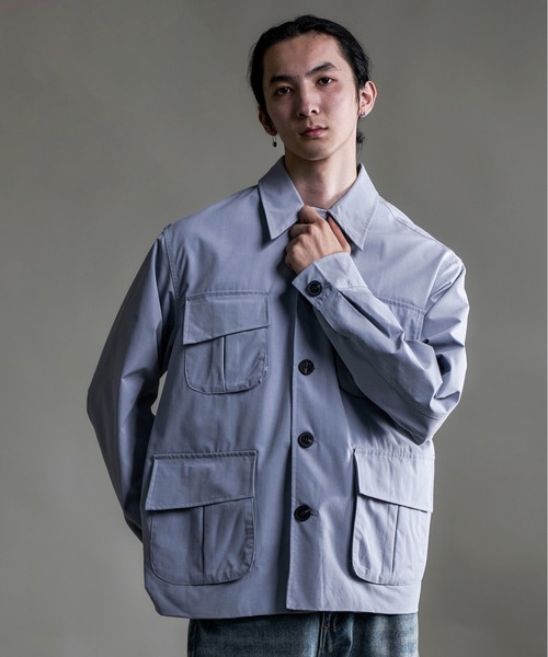 CALIFORNIA OUTFITTERS(カリフォルニア アウトフィッターズ)の「10A6 ユーティリティー ワークジャケット(カバーオール・メンズ・グレー/ネイビー・FREE)」の3枚目の写真