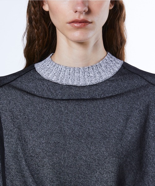 DOUBLE STANDARD CLOTHING（ダブルスタンダードクロージング）の「フィラメン天竺 レイヤードトップス（ニット/セーター・レディース・トップグレー・36/38）」の6枚目の写真