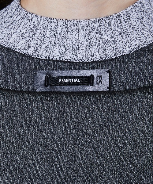 DOUBLE STANDARD CLOTHING（ダブルスタンダードクロージング）の「フィラメン天竺 レイヤードトップス（ニット/セーター・レディース・トップグレー・36/38）」の7枚目の写真