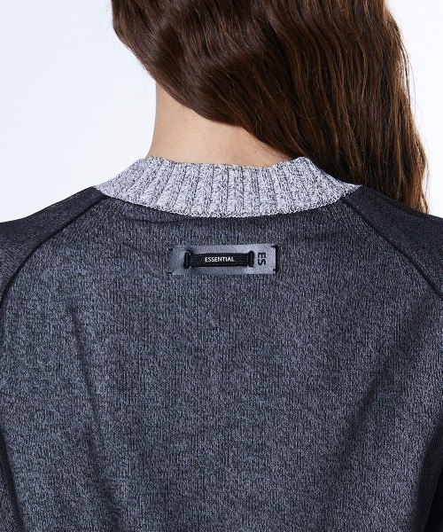 DOUBLE STANDARD CLOTHING（ダブルスタンダードクロージング）の「フィラメン天竺 レイヤードトップス（ニット/セーター・レディース・トップグレー・36/38）」の9枚目の写真