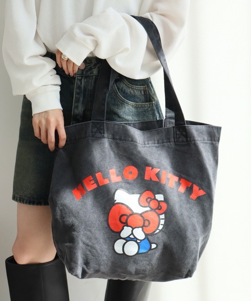 Disney（ディズニー）の「ヴィンテージライク アソートデザイン ピグメント加工 トートバッグ (ディズニー・サンリオ・ワーナー)（トートバッグ・メンズ・ブラック系その他/ブラック系その他2/ブラック系その他3/ブラック系その他4/ブラック系その他5/ブラック系/ブラック系1/ブラック系8/ブラック系9/ブラック系4/ブラック系2/ブラック系7/ブラック系6/ブラック系5/ブラック系3・FREE）」の6枚目の写真