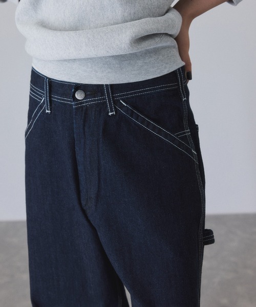 Lee(リー)の「【Lee for ADAM ET ROPE'】別注ペインターパンツ(デニムパンツ・レディース・ネイビー・X-SMALL/S/M)」の9枚目の写真