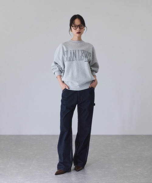 Lee(リー)の「【Lee for ADAM ET ROPE'】別注ペインターパンツ(デニムパンツ・レディース・ネイビー・X-SMALL/S/M)」の10枚目の写真