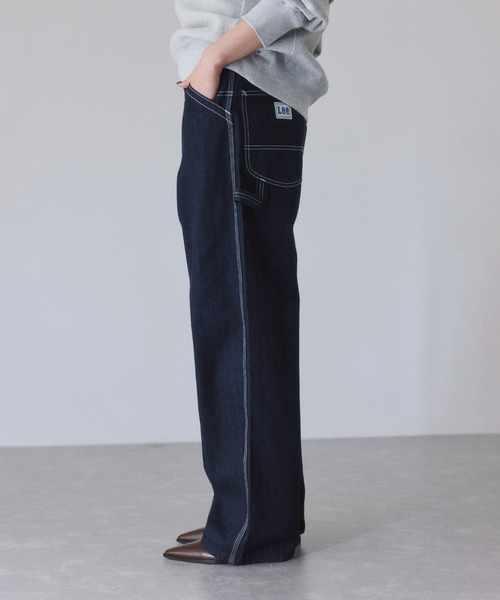 セール】【Lee for ADAM ET ROPE'】別注ペインターパンツ（デニム