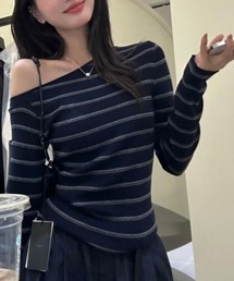 長袖ニットトップス