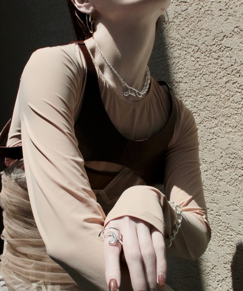 Soierie(ソワリー)の「ストリーム イヤーカフ リング / Stream earcuff ring(リング・レディース・シルバー/ゴールド・FREE)」の14枚目の写真