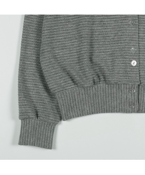 FANCY CLUB（ファンシークラブ）の「【FANCY CLUB】CLOVER PATCHWORK CARDIGAN / 【ファンシークラブ】クローバーパッチワークカーディガン（カーディガン/ボレロ・レディース・グレー/ベージュ・ONE SIZE）」の13枚目の写真