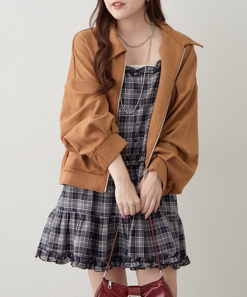 continuer de NICE CLAUP(コンティニューデナイスクラップ)の「【人気デザイン!】キャミティアードチュニック(シャツ/ブラウス・レディース・ブラウン系その他/ブラック/ブルー系その他・FREE)」の13枚目の写真