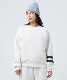 【Hurley:ハーレー】レディースファントムスウェット　ストレッチトレーナー　吸水速乾　PHANTOM SWEAT BLOCK PARTY CREW
