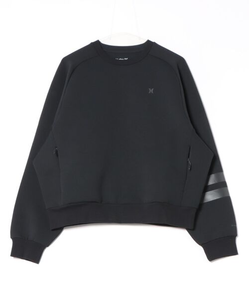 Hurley （ハーレー）の「【Hurley:ハーレー】レディースファントムスウェット　ストレッチトレーナー　吸水速乾　PHANTOM SWEAT BLOCK PARTY CREW（スウェット・レディース・オフホワイト/ブラック・MEDIUM/LARGE/SMALL）」の14枚目の写真