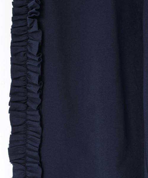 LOWRYS FARM（ローリーズファーム）の「サイドフリルカットパンツ　607239（スウェットパンツ・レディース・ネイビー/ブラウン/ブラック/グレー・SMALL/MEDIUM）」の17枚目の写真