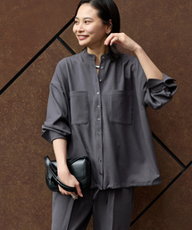 新品未使用JOURNAL STANDARD L'ESSAGE ノーカラーシャツ ノーカラーシャツ（シャツ／ブラウス）｜JOURNAL STANDARD L