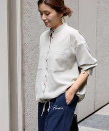 新品未使用JOURNAL STANDARD L'ESSAGE ノーカラーシャツ ノーカラーシャツ（シャツ／ブラウス）｜JOURNAL STANDARD L