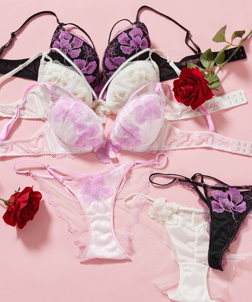 セール】リーディングフラワー ホットリフト ブラ（B・Cカップ