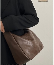 Sakka（サッカ）の「PUレザー ステッチショルダーバッグ（ショルダーバッグ）」