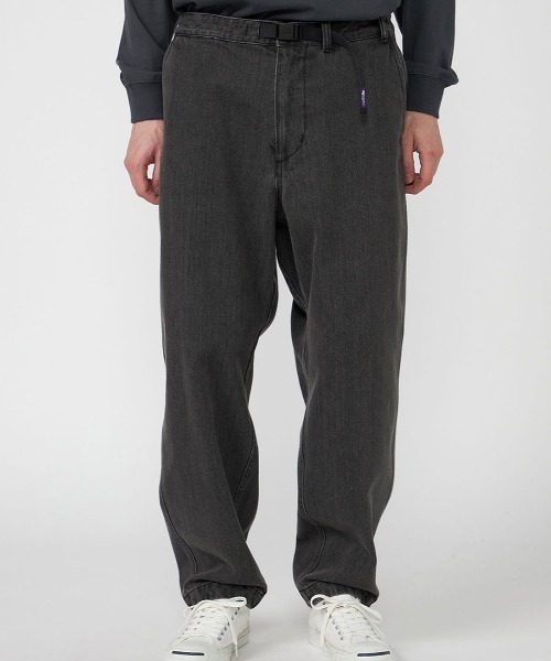 THE NORTH FACE PURPLE LABEL(ザ ノースフェイス パープルレーベル)の「THE NORTH FACE PURPLE LABEL Denim Wide Tapered Field Pants / ザ・ノース・フェイス パープル レーベル デニム ワイド テーパード フィールド パンツ(デニムパンツ・メンズ・グレー・30inch/34inch/36inch)」の2枚目の写真