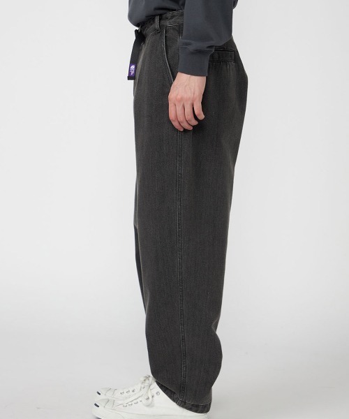THE NORTH FACE PURPLE LABEL(ザ ノースフェイス パープルレーベル)の「THE NORTH FACE PURPLE LABEL Denim Wide Tapered Field Pants / ザ・ノース・フェイス パープル レーベル デニム ワイド テーパード フィールド パンツ(デニムパンツ・メンズ・グレー・30inch/34inch/36inch)」の5枚目の写真