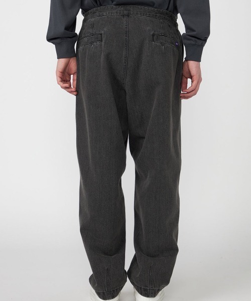 THE NORTH FACE PURPLE LABEL(ザ ノースフェイス パープルレーベル)の「THE NORTH FACE PURPLE LABEL Denim Wide Tapered Field Pants / ザ・ノース・フェイス パープル レーベル デニム ワイド テーパード フィールド パンツ(デニムパンツ・メンズ・グレー・30inch/34inch/36inch)」の9枚目の写真