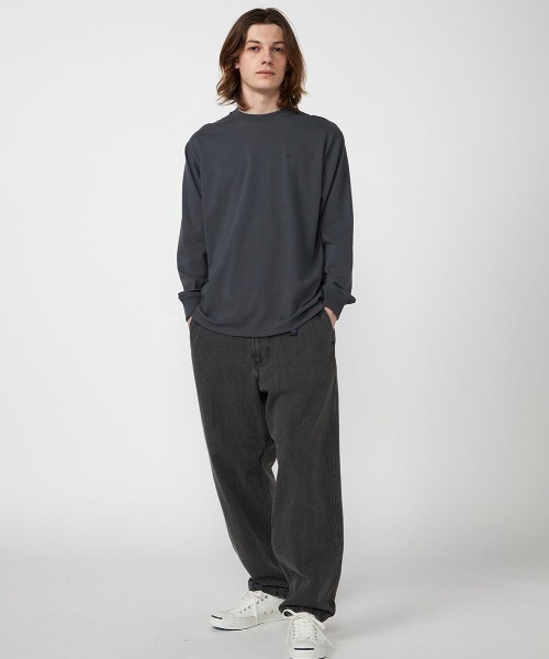 THE NORTH FACE PURPLE LABEL(ザ ノースフェイス パープルレーベル)の「THE NORTH FACE PURPLE LABEL Denim Wide Tapered Field Pants / ザ・ノース・フェイス パープル レーベル デニム ワイド テーパード フィールド パンツ(デニムパンツ・メンズ・グレー・30inch/34inch/36inch)」の10枚目の写真