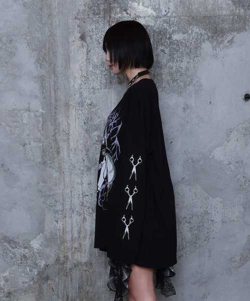 Amilige（アミリージュ）の「Lilith RabbitプリントロングTシャツ（T