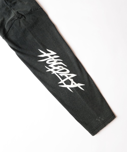 HOLIDAY（ホリデイ）の「SUPER FINE DRY DAMAGE L/S T-SHIRT (CIRCULATION) スーパーファインドライダメージロングスリーブTシャツ (サーキュレーション)（Tシャツ/カットソー・レディース・レッド/シルバーグレー/ブラック・XL）」の10枚目の写真