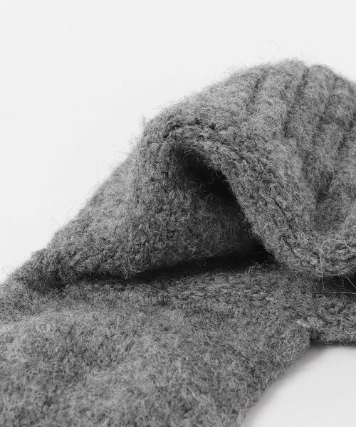 SMELLY（スメリー）の「イヤーフラップニットキャップ（ニットキャップ/ビーニー・レディース・グレー/ブラック/ベージュ・-）」の19枚目の写真