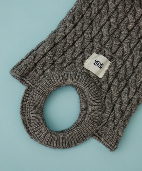 FUULLY STUDIO(フーリィーステューディオ)の「ケーブルニットミニバッグ(トートバッグ・レディース・グレー/ブラック/アイボリー・FREE)」の22枚目の写真