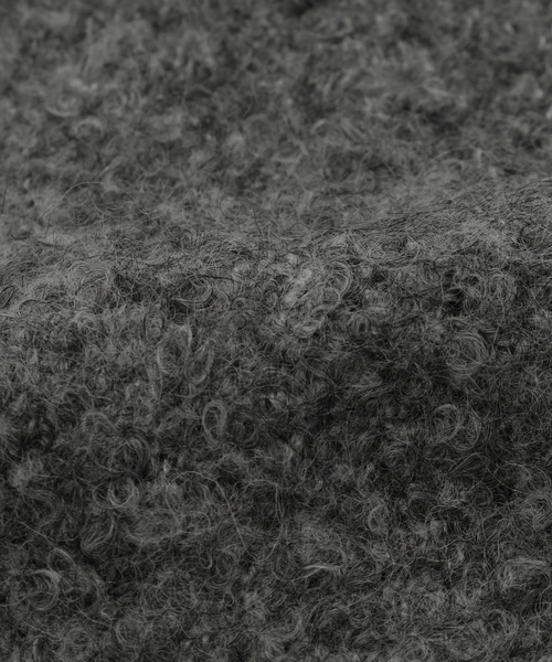 La TOTALITE(ラトータリテ)の「【洗える】La Totalite ブークレーメランジマフラー(マフラー・レディース・チャコールグレー/アイボリー/ブルー系その他・FREE)」の7枚目の写真