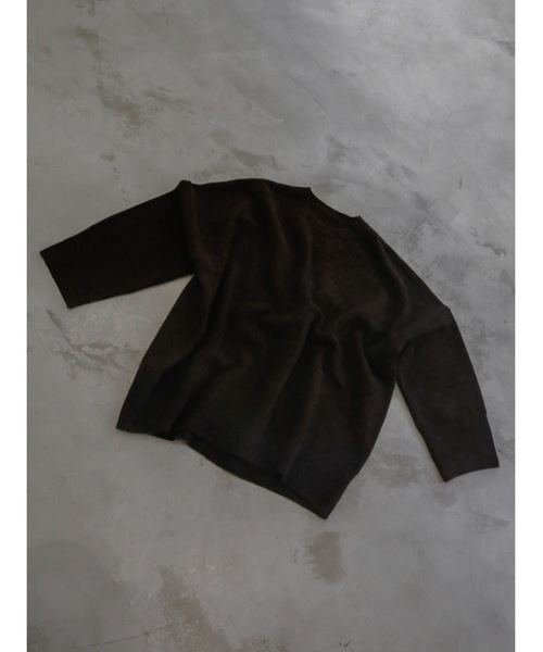 Katrin TOKYO(カトリーントーキョー)の「big crewneck knit(ニット/セーター・レディース・アイボリー/ブラウン系その他/イエロー・FREE/XS)」の12枚目の写真