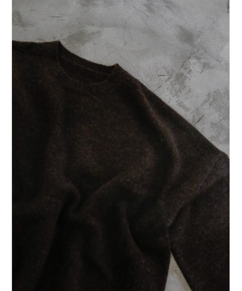 Katrin TOKYO(カトリーントーキョー)の「big crewneck knit(ニット/セーター・レディース・アイボリー/ブラウン系その他/イエロー・FREE/XS)」の13枚目の写真