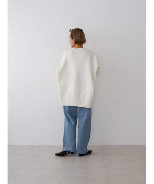 Katrin TOKYO(カトリーントーキョー)の「big crewneck knit(ニット/セーター・レディース・アイボリー/ブラウン系その他/イエロー・FREE/XS)」の18枚目の写真