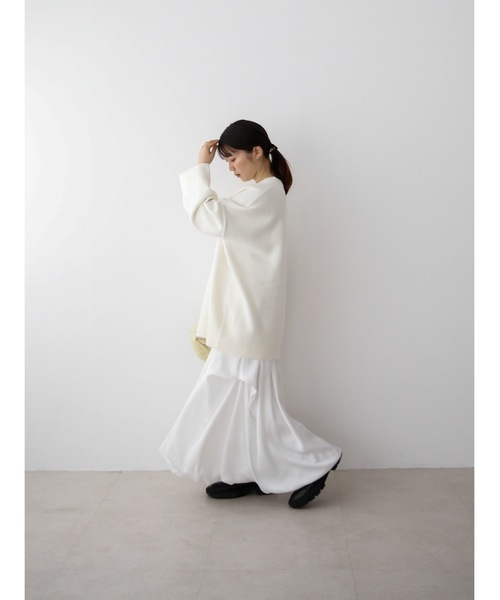 Katrin TOKYO(カトリーントーキョー)の「big crewneck knit(ニット/セーター・レディース・アイボリー/ブラウン系その他/イエロー・FREE/XS)」の21枚目の写真