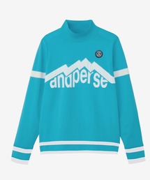 and per se（アンパスィ）の「ウインドシャッター袖防風ハイネックセーター（レディース）（ニット/セーター）」