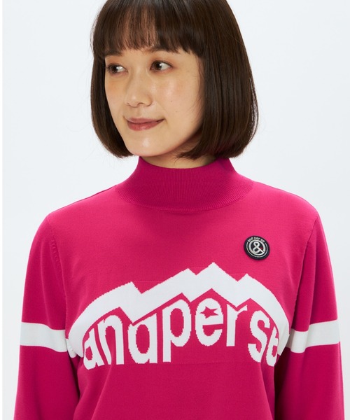 セール】ウインドシャッター袖防風ハイネックセーター（レディース