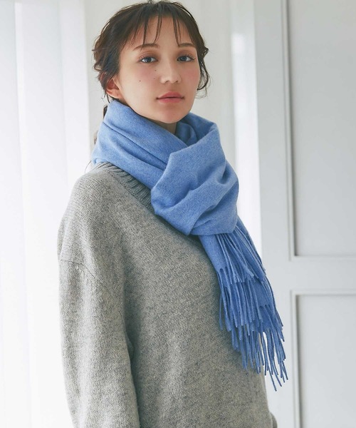 セール】カシミヤ100％ 無地ストール（ストール/ショール）｜IMC（アイ