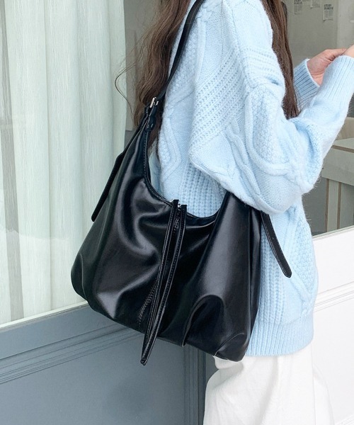 NEW GENTLEMAN（ニュージェントルマン）の「クロエ ショルダーバッグ（ショルダーバッグ・レディース・ブラウン/ブラック・FREE）」の6枚目の写真