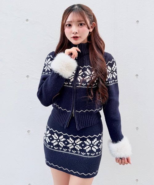 セール】【セット商品】ノルディックニットセットアップ（ワンピース