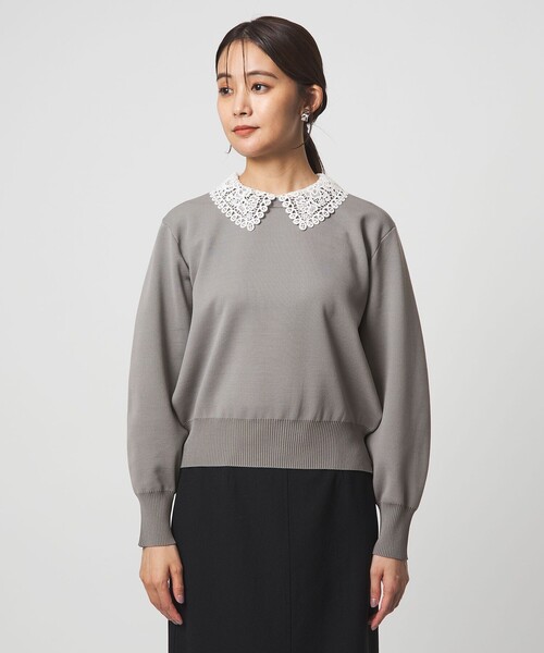 WEB限定】エリレース 2WAY ニット プルオーバー ウォッシャブル