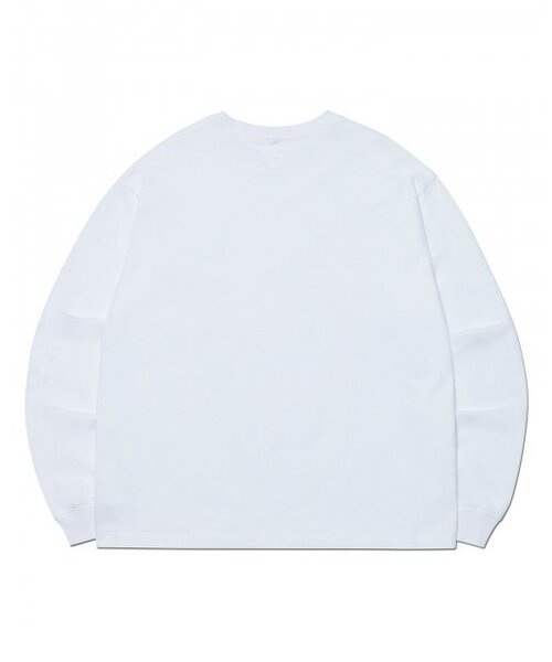 NOMANUAL（NOMANUAL）の「BASIC LONG SLEEVE TEE - WHITE（Tシャツ/カットソー・レディース・その他・SMALL/MEDIUM/LARGE/X-LARGE）」の2枚目の写真
